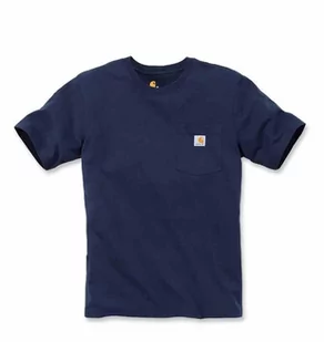 Koszulka Carhartt Workwear Pocket S/S Navy S - Koszulki męskie - miniaturka - grafika 1