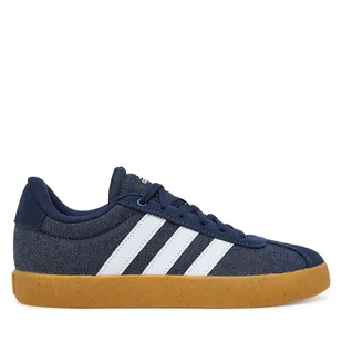 Sneakersy adidas VL Court 3.0 JS3486 Granatowy - Buty dla chłopców - miniaturka - grafika 1