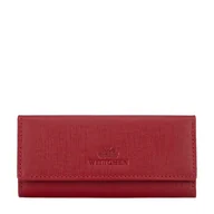 Biżuteria - akcesoria - Etui na klucze ze skóry czerwone - miniaturka - grafika 1