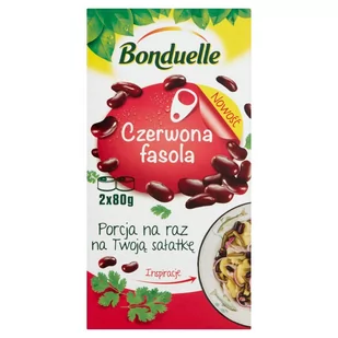 Bonduelle Fasola czerwona 2 x 80 g - Mieszanki warzywne, sałatki - miniaturka - grafika 1