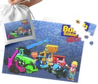 Puzzle - PUZZLE - Bob Budowniczy WZORY Z BAJEK PREZENT NA ŚWIĘTA 35el + WORECZEK - miniaturka - grafika 1