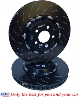 Przednia SPORTOWA pływająca 2-częściowa tarcza hamulcowa EBC seria Racing Ford Mustang 5,0 V8 2015- - Tarcze hamulcowe - miniaturka - grafika 3