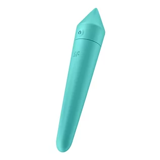 Wibratory i masażery - Satisfyer Satisfyer Ultra Power Bullet 8 (Turquoise) - Miniwibrator Pocisk, Niebieski - grafika 1