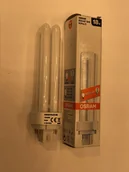 Żarówki tradycyjne - świetlówka Osram Dulux-D/E 18W 827 4P ciepła - miniaturka - grafika 1