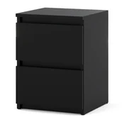 Szafki nocne - Szafka nocna czarna 40cm nowoczesna stolik nocny nakastlik do sypialni - miniaturka - grafika 1