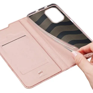 Dux Ducis Skin Pro kabura etui pokrowiec z klapką Xiaomi Redmi K40 Pro+ / K40 Pro / K40 / Poco F3 różowy - Etui i futerały do telefonów - miniaturka - grafika 7
