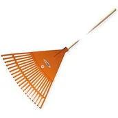 Grabie i motyki - Grabie wachlarzowe 43 x 39 cm, 20 zębów, trzonek drewniany lakierowany - miniaturka - grafika 1