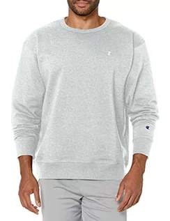 Bluzy męskie - Champion Męska bluza z polaru Powerblend, Gfs srebrny szary, M - grafika 1
