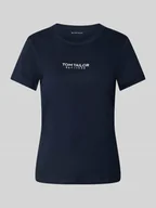 Koszulki i topy damskie - T-shirt o kroju regular fit z czystej bawełny ekologicznej - miniaturka - grafika 1