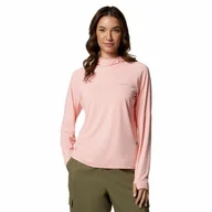 Bluzy damskie - Damska bluza z kapturem Columbia Skien Valley Hoodie pink sand - L - miniaturka - grafika 1