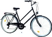 Rowery - Dallas Bike New Holland City 7spd 28 cali Damski Czarny - miniaturka - grafika 1