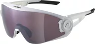 Okulary sportowe - Alpina Alpina 5W1NG Q+CM Glasses, biały/szary  2022 Okulary 8654510 - miniaturka - grafika 1