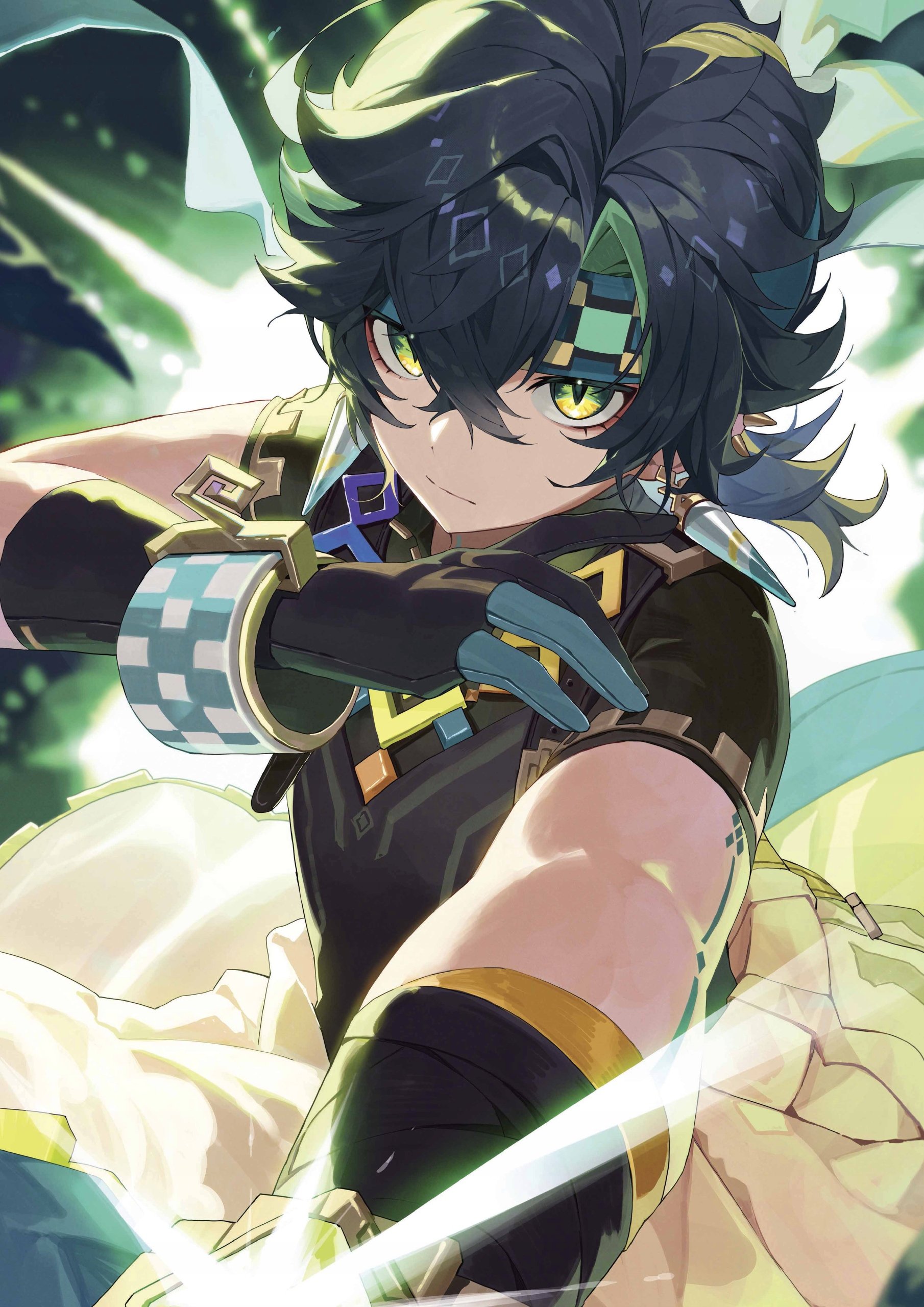 Plakat A3 Genshin Impact Anime Gra Kinich