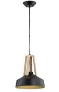 Lampy sufitowe - Keter Lighting Trix Black lampa wisząca 1-punktowa 112 - miniaturka - grafika 1