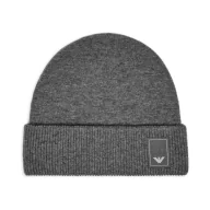 Czapki męskie - Emporio Armani Wełniana czapka z dodatkiem kaszmiru - miniaturka - grafika 1