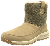 Buty trekkingowe damskie - Jack Wolfskin Damskie buty trekkingowe Queenstown Texapore Boot W, Cookie, 40.5 EU - miniaturka - grafika 1
