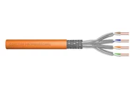 Patchcordy - Digitus Kabel instalacyjny kat.7, S/FTP, Dca-s1a d1 a1, AWG 23/1, LSOH, 1000m, pomarańczowy, szpula - miniaturka - grafika 1