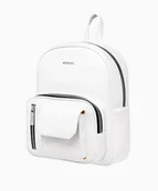 Plecaki - PUCCINI Plecak damski z kieszeniami biały - miniaturka - grafika 1