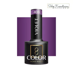 OCHO NAILS Lakier hybrydowy violet 408 -5 g - Lakiery hybrydowe - miniaturka - grafika 1
