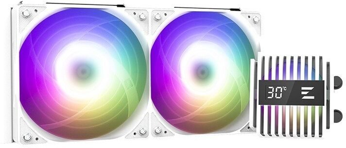 Chłodzenie wodne Zalman Zalman Chłodzenie procesora ALPHA2 V2 A24 240 mm CPU Liquid Cooler białe ALPHA2 V2 A24 White