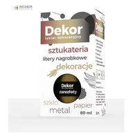 Emalie - Lakier dekoracyjny Dekor 80 ml starozłoty - miniaturka - grafika 1