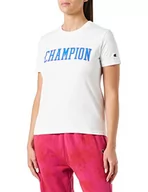 Koszulki i topy damskie - Champion T-shirt damski, Off-white (Way), XL - miniaturka - grafika 1