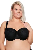 Biustonosze - Gaia 594M Sandy Maxi czarny 75K Biustonosz półusztywniany - miniaturka - grafika 1