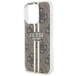 Etui Guess GUHCP15XH4PSEGW Apple iPhone 15 Pro Max hardcase IML 4G Gold Stripe brązowy/brown - Etui i futerały do telefonów Etui Guess GUHCP15XH4PSEGW Apple iPhone 15 Pro Max hardcase IML 4G Gold Stripe brązowy/brown - Etui i futerały do telefonów - miniaturka - grafika 7