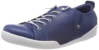 Sneakersy damskie - Andrea Conti Damskie sneakersy 0345724, niebieski jeans, 36 EU - grafika 1