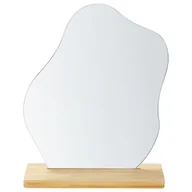 Lustra - Lustro dekoracyjne 22 x 19 cm jasne drewno LOZERE - miniaturka - grafika 1