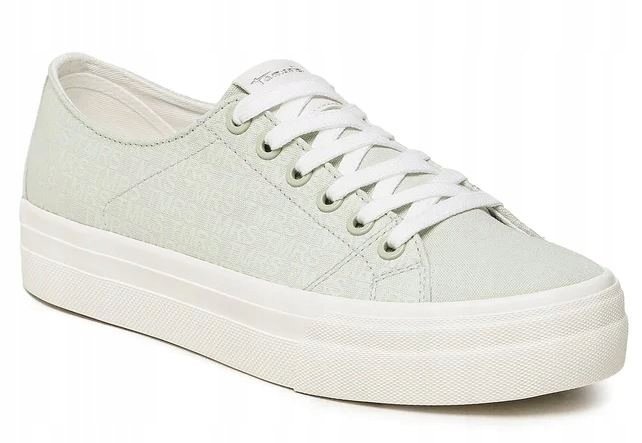 Tamaris Damskie Trampki Zielone Wiązane 41 1Żfj