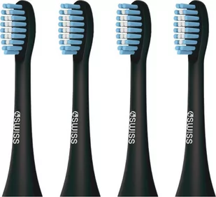 Końcówka 4Swiss Sensitive Clean Czarna 4 szt. - Końcówki do szczoteczek elektrycznych - miniaturka - grafika 1