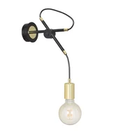 Lampy ścienne - Kinkiet GEOMET K1 BLACK 1xE27 - czarny - miniaturka - grafika 1