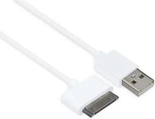 Kit 30-pin kabel do ładowania/kabel do transmisji danych, biały IPUSBDATWHKT - Akcesoria do MP3 - miniaturka - grafika 1