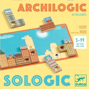 Djeco Djeco Žaidimas - Loginis žaidimas - Architekto logika - Zabawki interaktywne dla dzieci - miniaturka - grafika 1