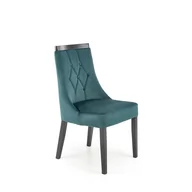 Krzesła - Krzesło Drewniane Royal Czarny / Ciemny Zielony Halmar - miniaturka - grafika 1