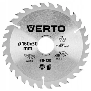 Verto Tarcza do cięcia GRAPHITE 57H660 160 x 30 mm do pilarki widiowa - Tarcze do pił - miniaturka - grafika 1