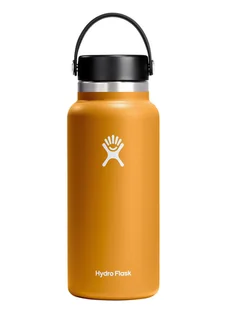 Butelka termiczna Hydro Flask 32 oz Wide Flex Cap (946 ml) - fossil - Butelki termiczne - miniaturka - grafika 1
