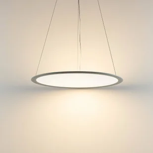 Deko-Light Lampa wisząca LED PANEL, szary, Ø 63 cm, metal, CCT, ściemniany, 50 W możliwość ściemniania, aluminiowy / szary / cynkowy, biuro, aluminium, nowoczesny - Lampy sufitowe - miniaturka - grafika 1