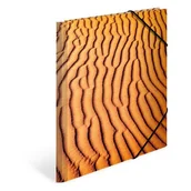 Teczki i skoroszyty - Teczka A3 z gumkami, Piasek - miniaturka - grafika 1