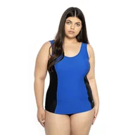 Stroje kąpielowe - Strój damski niebieski XL - miniaturka - grafika 1