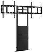 Uchwyty do telewizora - HAGOR Pro-Tower Wall Dual Standsystem Boden-Wand fuer 2 TVs 140-165cm 55-65Zoll VESA max. 600x400mm 2x 55 kg max. Traglast - miniaturka - grafika 1