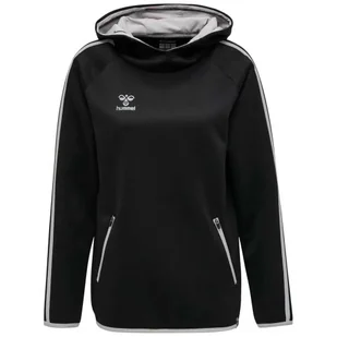 BLUZA SPORTOWA DAMSKA HUMMEL R. L CZARNA KAPTUR - Bluzy damskie - miniaturka - grafika 1