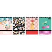 Notesy i bloczki - Beniamin Kołonotes A6 zamykany na gumkę UV kratka 96 kartek - miniaturka - grafika 1