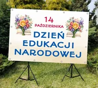 Dekoracje domu - DZIEŃ EDUKACJI NARODOWEJ 100x150cm - BANER DO SZKOŁY I PRZEDSZKOLA - miniaturka - grafika 1
