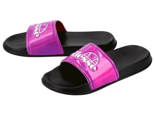 Ellesse Klapki damskie z logo (Czarny/różowy, 40) - Klapki i japonki damskie - miniaturka - grafika 1