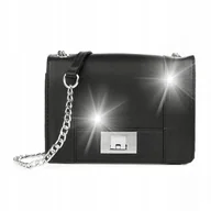 Torebki damskie - Damska Torebka Listonoszka wizytowa usztywniana - miniaturka - grafika 1