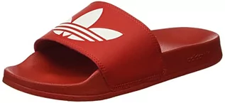 Sandały męskie - adidas Adilette Lite, sandały męskie, Scarlet Ftwr White Scarlet, 44.5 EU - grafika 1