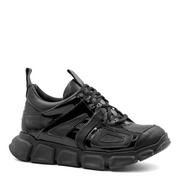 Buty sportowe damskie - Czarne buty sportowe RB2249/1.007 - Neścior - miniaturka - grafika 1