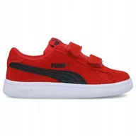 Buty dla dziewczynek - Puma Buty Smash v2 Sd V r.22 Sneakersy na rzepy - miniaturka - grafika 1